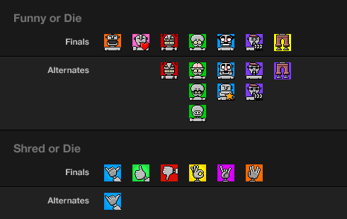 funny or die icons