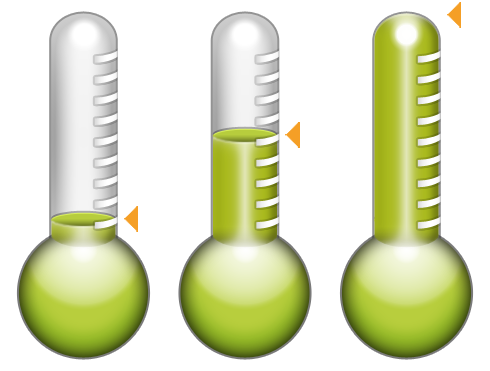 thermometer icons
