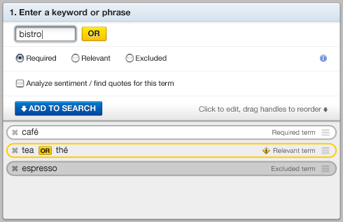 query form